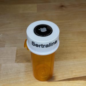 Custom Medications Pill Bottle Airtag Holder